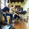 Great to get together with my dear friends and former socios Carles Mateu and Pito Costa and make some music together in the Vall de Nuria.